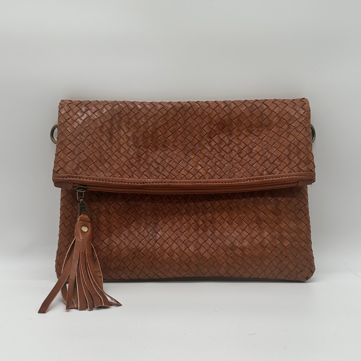 Flecht Mini Brown - Handgemacht aus Leder - Lugoma