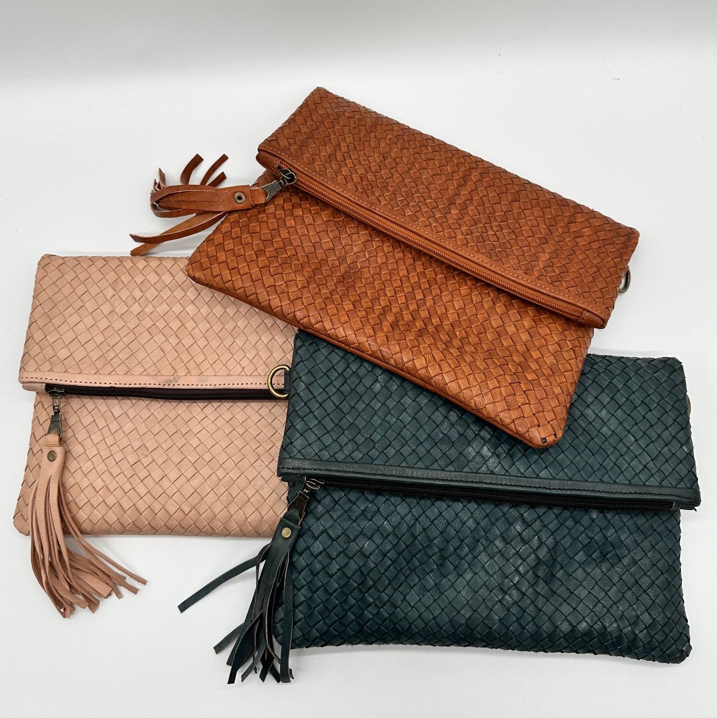 Flecht Mini Brown - Handgemacht aus Leder - Lugoma