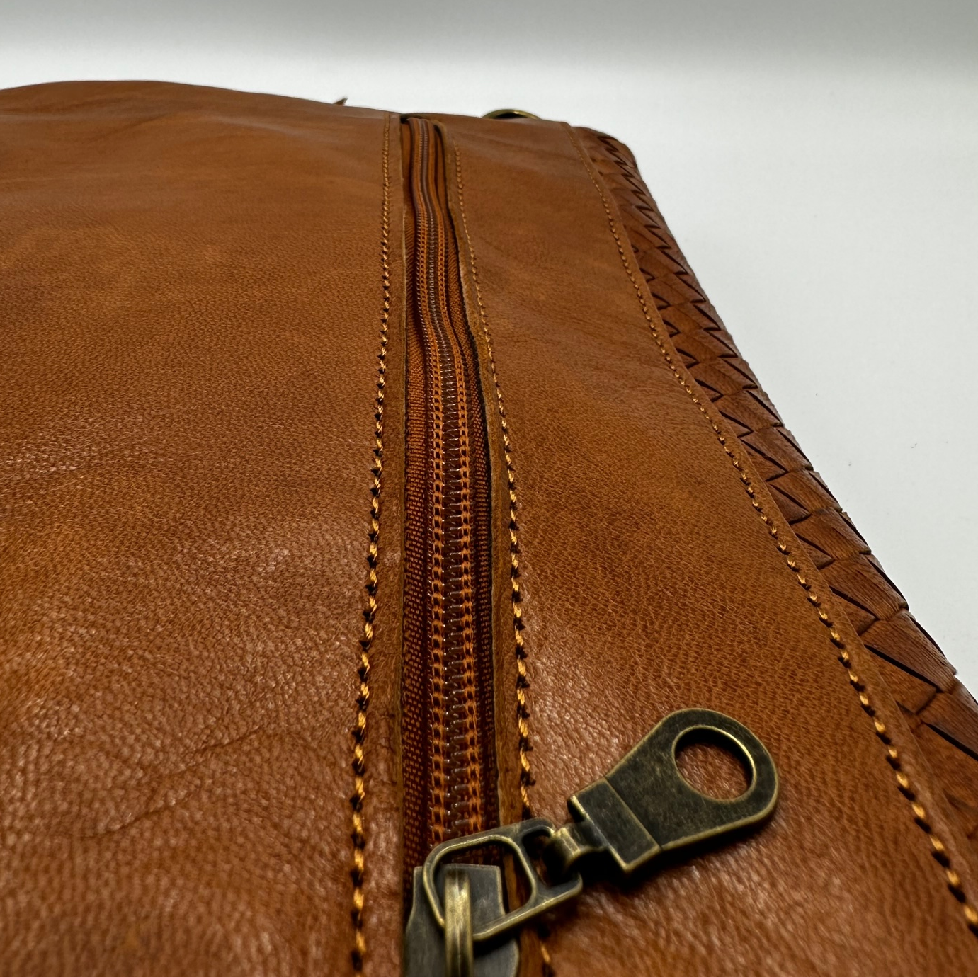 Flecht Mini Brown - Handgemacht aus Leder - Lugoma