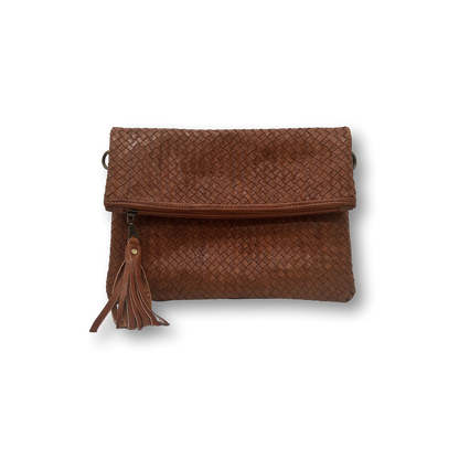 Flecht Mini Brown - Handgemacht aus Leder - Lugoma