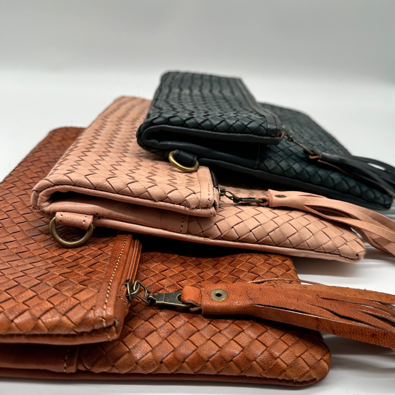 Flecht Mini Brown - Handgemacht aus Leder - Lugoma