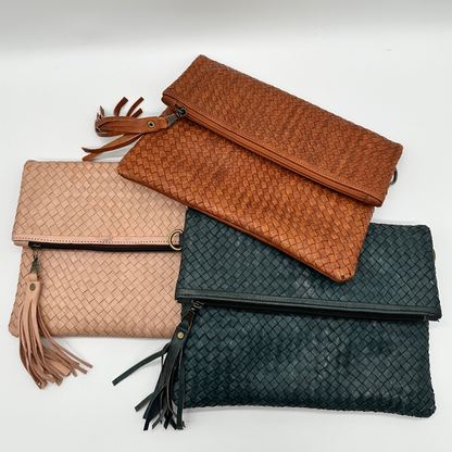 Flecht Mini Brown - Handgemacht aus Leder - Lugoma